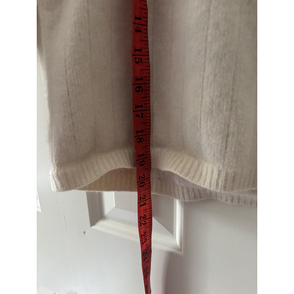 Lauren Ralph Lauren Ivory Merino Wool Cashmere Sweater - Picture 6 of 8